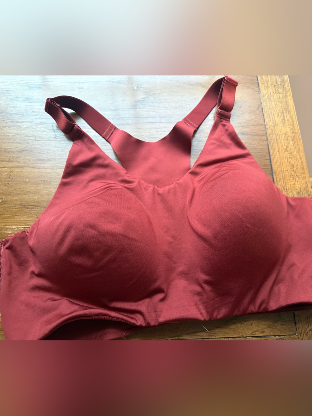Seamless CALIA Wireless Bra - Deep Red